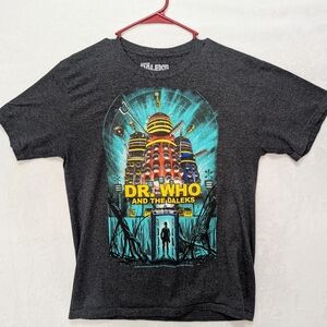 Dr. Who Graphic T-Shirt - Charcoal Gray M